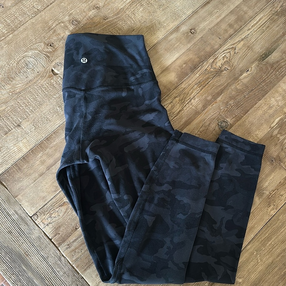 Lululemon Align Leggings in Black Camo